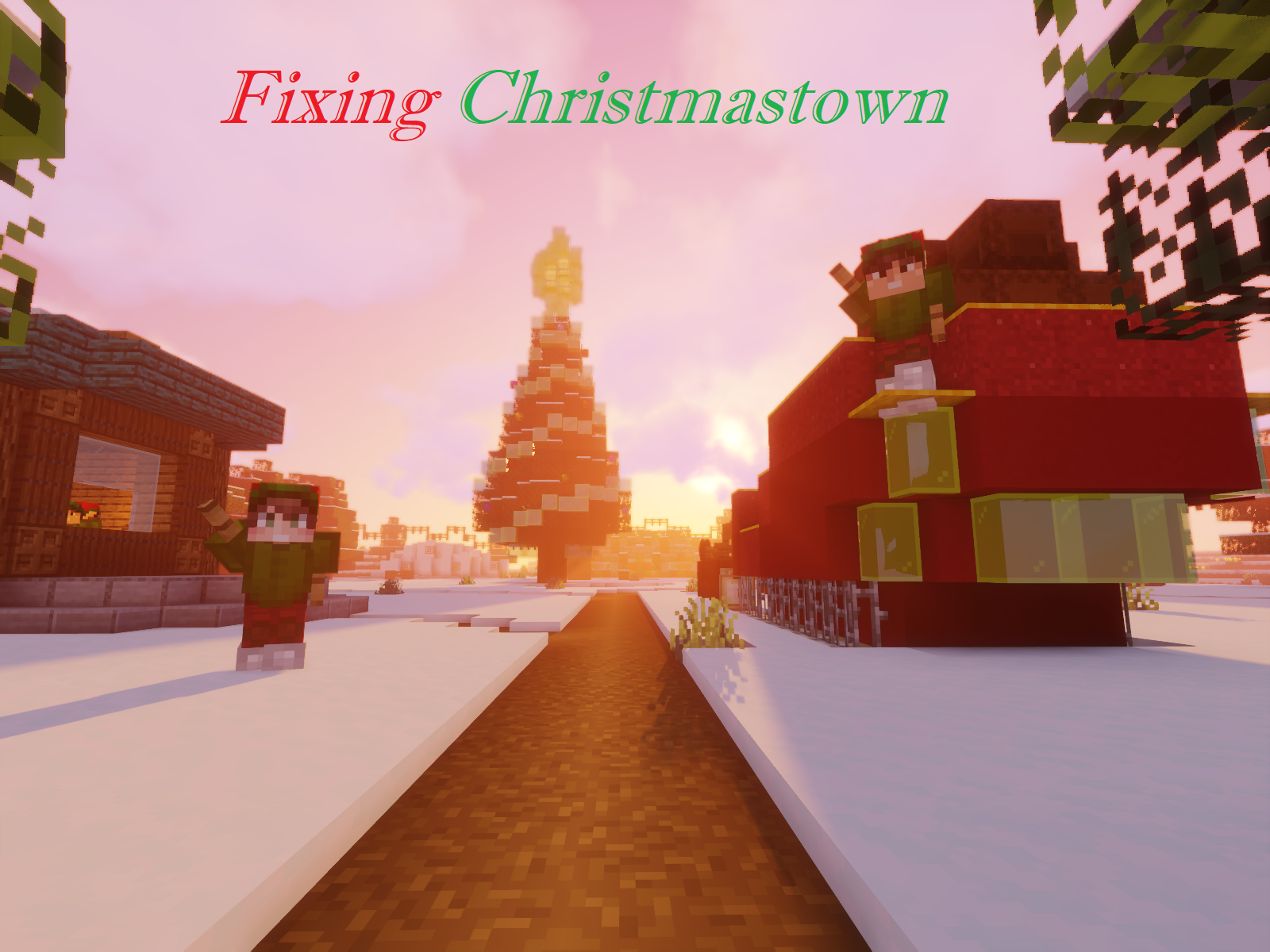 下载 Fixing Christmastown 对于 Minecraft 1.16.4